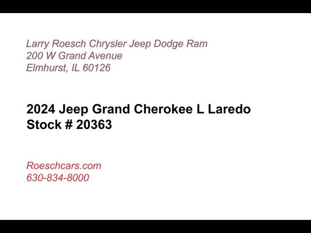 2024 Jeep Grand Cherokee L Laredo