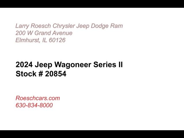 2024 Jeep Wagoneer Series II