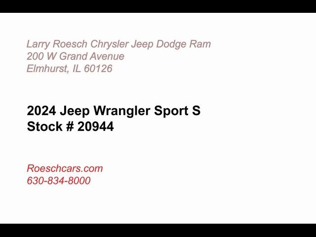 2024 Jeep Wrangler Sport S