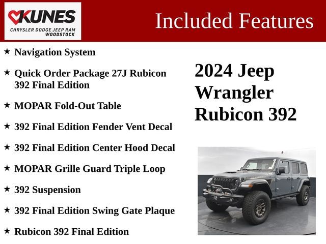 2024 Jeep Wrangler Rubicon 392 Final Edition