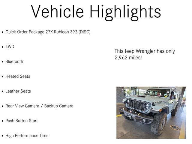 2024 Jeep Wrangler Rubicon 392