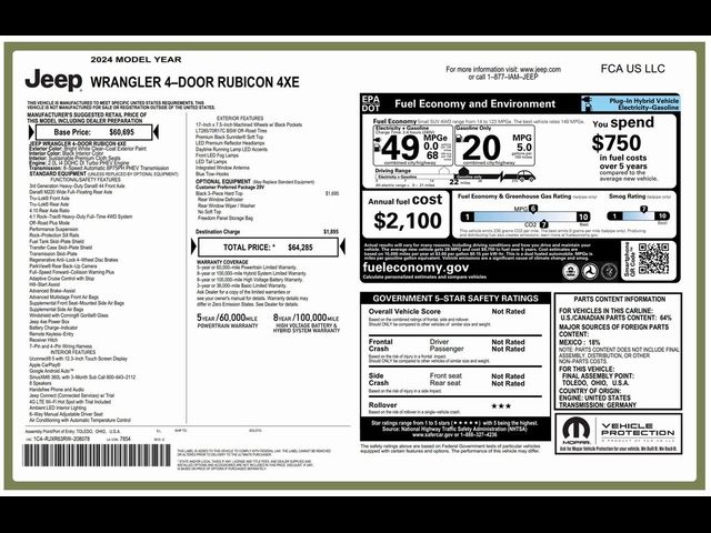 2024 Jeep Wrangler 4xe Rubicon