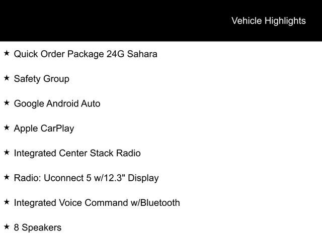 2024 Jeep Wrangler Sahara