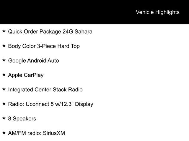 2024 Jeep Wrangler Sahara