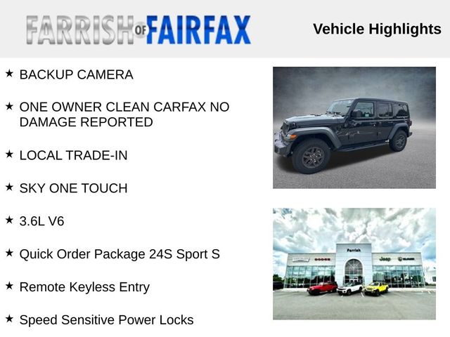 2024 Jeep Wrangler Sport S