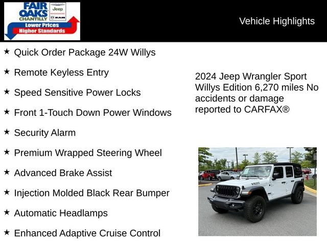 2024 Jeep Wrangler Willys