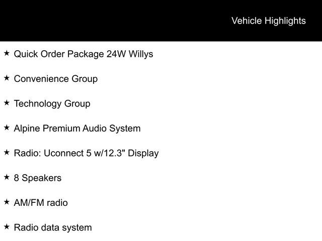 2024 Jeep Wrangler Willys