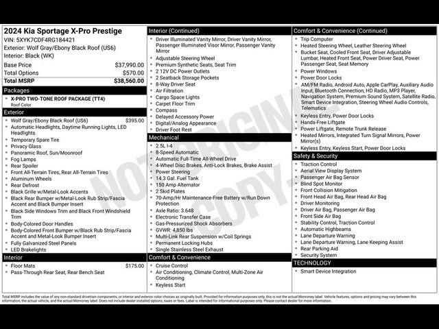 2024 Kia Sportage X-Pro Prestige