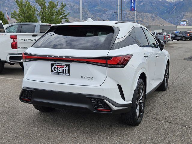 2024 Lexus RX 350 F Sport Handling