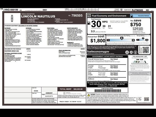 2024 Lincoln Nautilus Premiere
