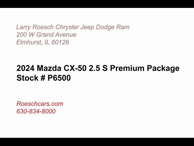 2024 Mazda CX-50 2.5 S Premium Package