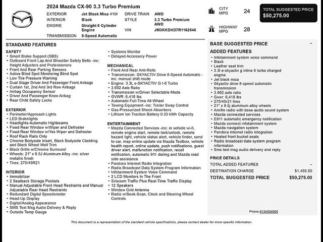 2024 Mazda CX-90 3.3 Turbo Premium