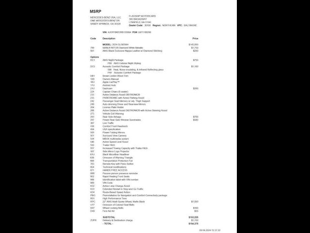 2024 Mercedes-Benz GLS AMG 63