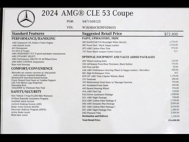 2024 Mercedes-Benz CLE AMG CLE 53