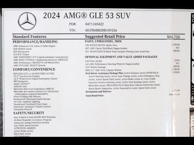 2024 Mercedes-Benz GLE AMG 53