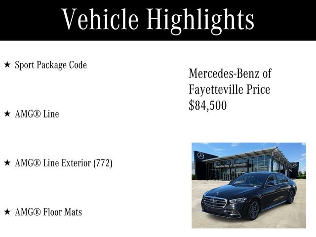 2024 Mercedes-Benz S-Class 500