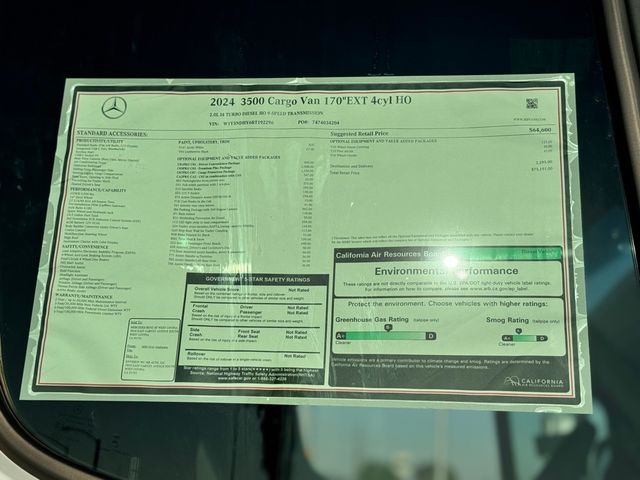 2024 Mercedes-Benz Sprinter Cargo