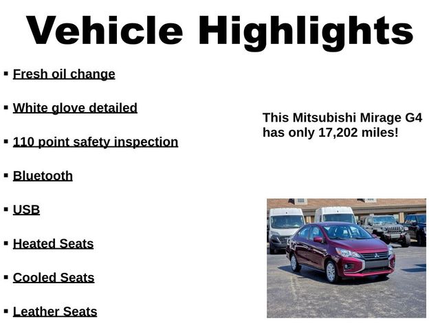 2024 Mitsubishi Mirage G4 ES