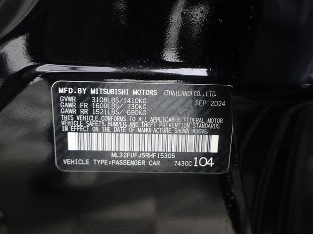 2024 Mitsubishi Mirage G4 Black Edition