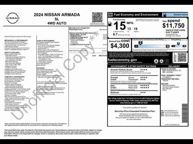 2024 Nissan Armada SL