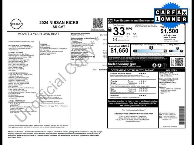 2024 Nissan Kicks SR