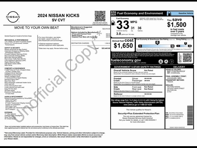 2024 Nissan Kicks SV