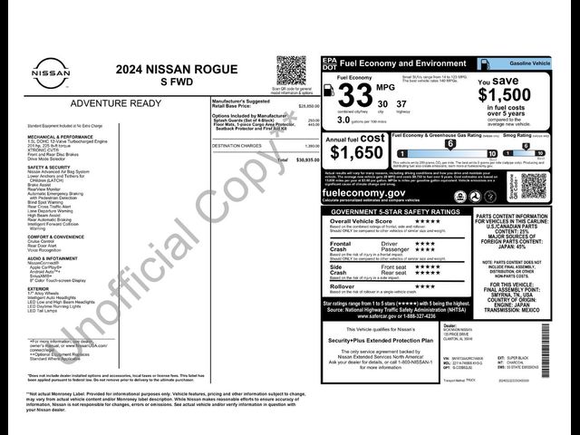 2024 Nissan Rogue S