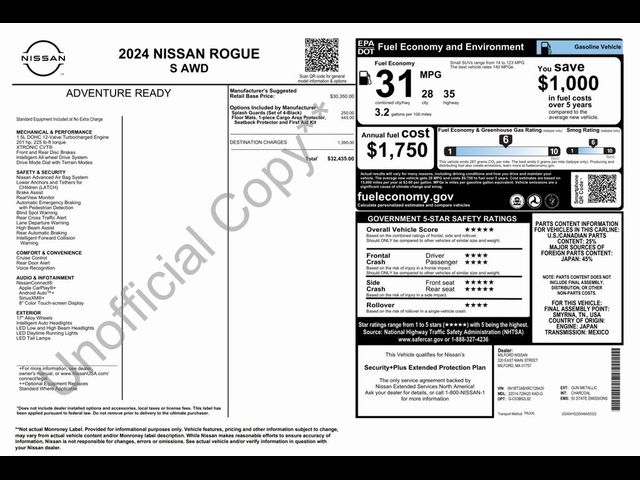 2024 Nissan Rogue S