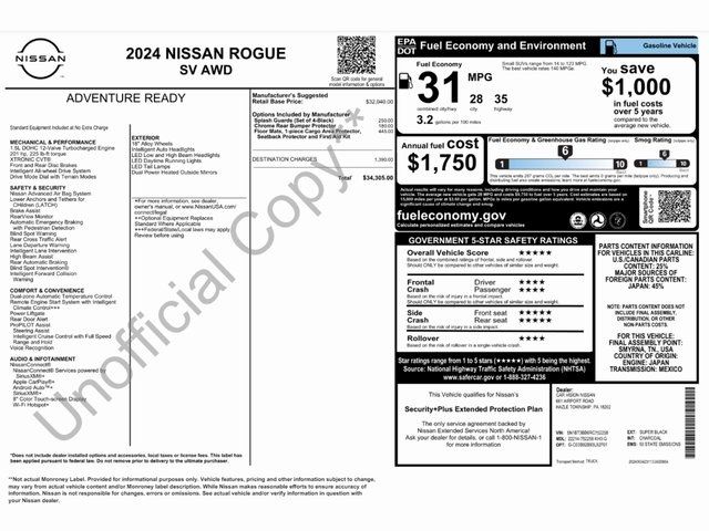 2024 Nissan Rogue SV