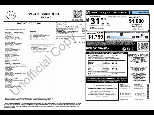 2024 Nissan Rogue SV