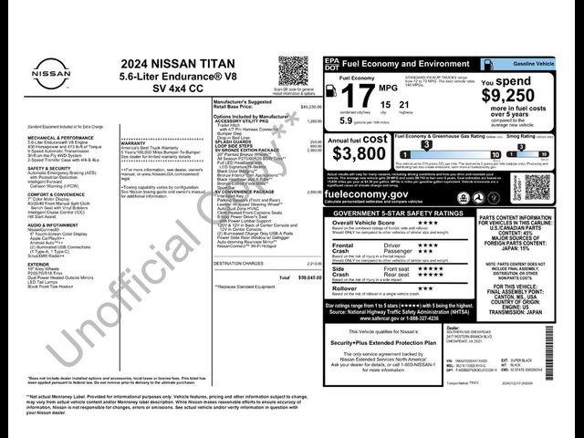 2024 Nissan Titan SV