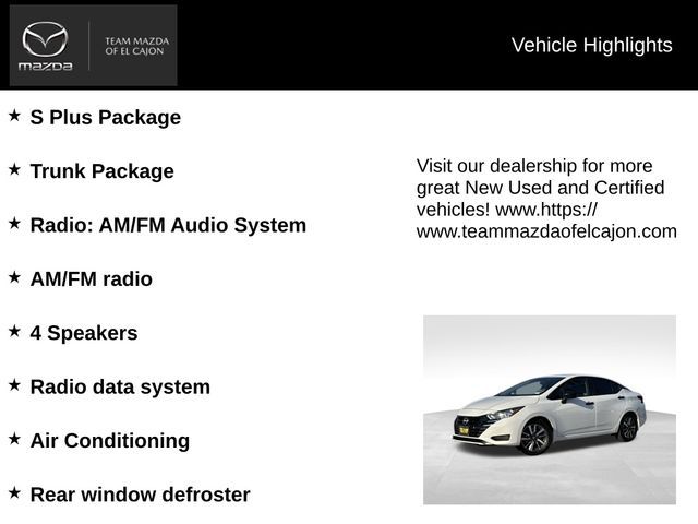 2024 Nissan Versa S