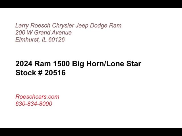 2024 Ram 1500 Big Horn