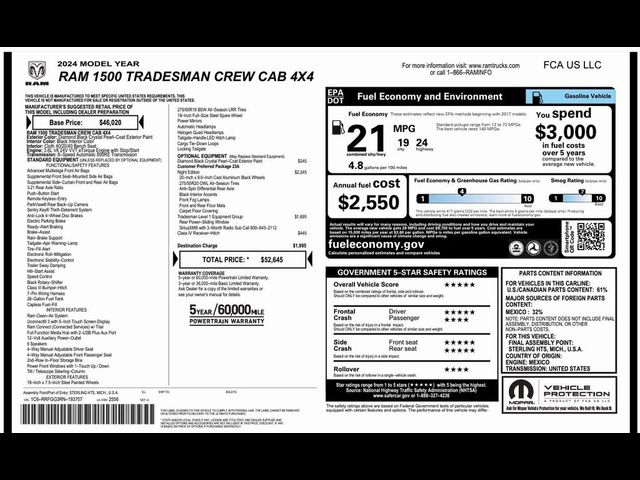 2024 Ram 1500 Tradesman