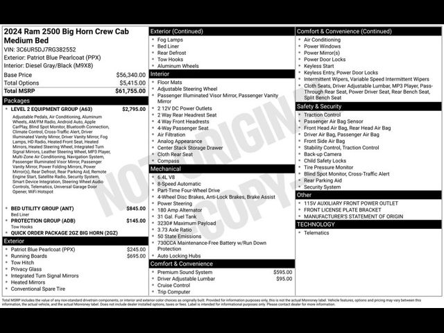 2024 Ram 2500 Big Horn