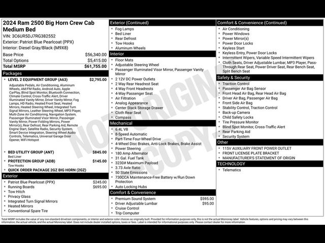 2024 Ram 2500 Big Horn