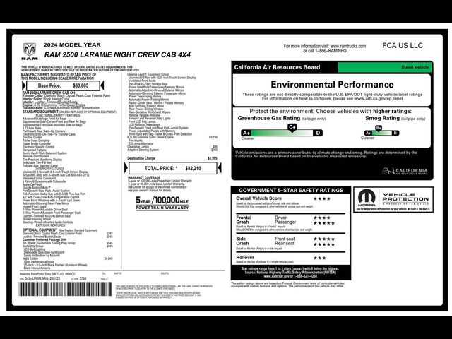 2024 Ram 2500 Laramie