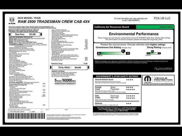 2024 Ram 2500 Tradesman