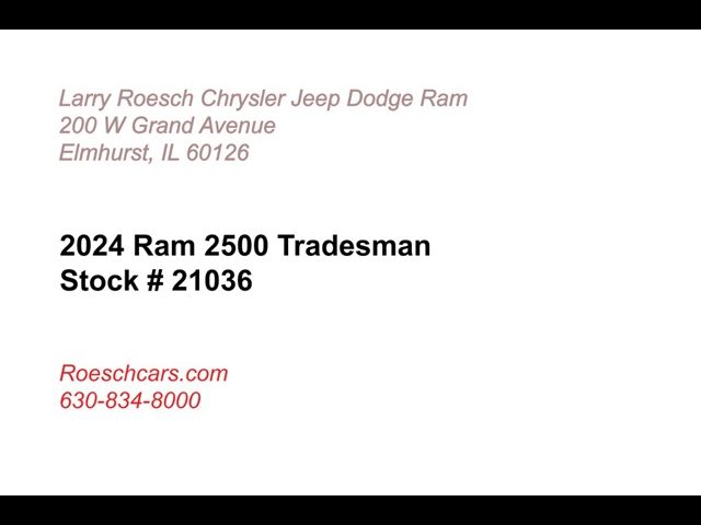 2024 Ram 2500 Tradesman