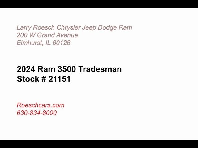 2024 Ram 3500 Tradesman