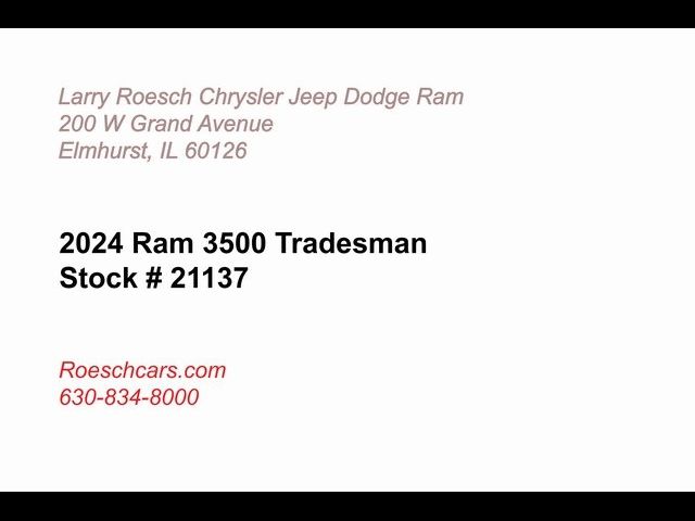 2024 Ram 3500 Tradesman