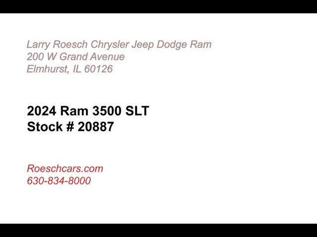 2024 Ram 3500 SLT