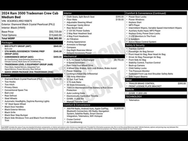 2024 Ram 3500 Tradesman