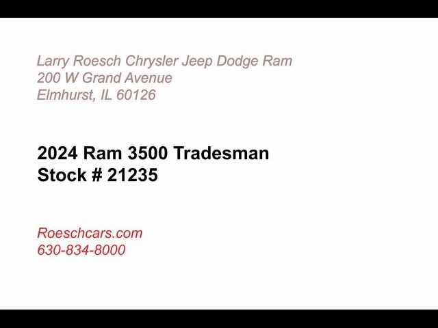 2024 Ram 3500 Tradesman