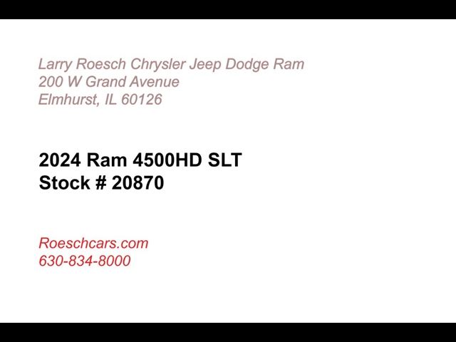 2024 Ram 4500 Tradesman