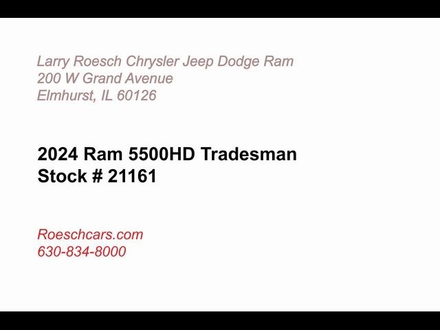 2024 Ram 5500 Tradesman