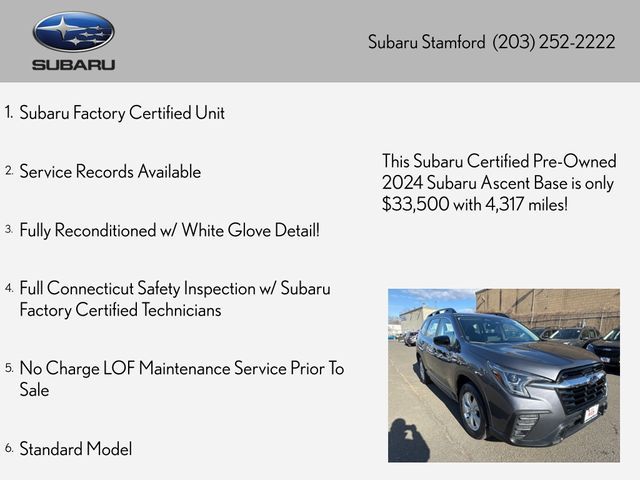 2024 Subaru Ascent Base