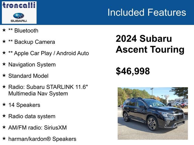 2024 Subaru Ascent Touring