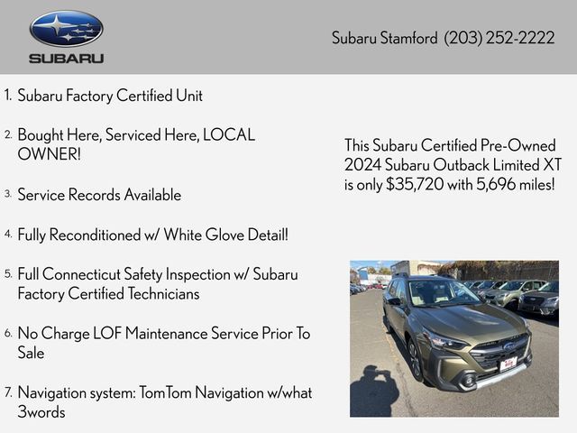 2024 Subaru Outback Limited XT