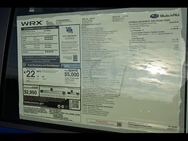 2024 Subaru WRX Premium